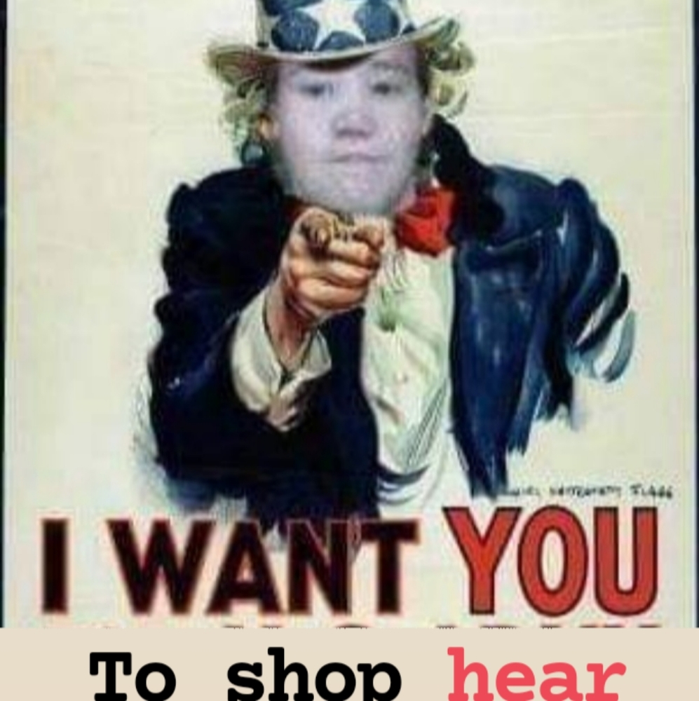 I want you to shop here men's women's children's